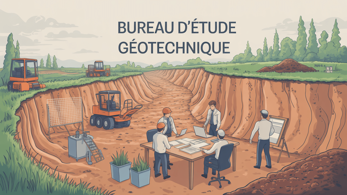 bureau d'étude géotechnique analyse et plan de sol