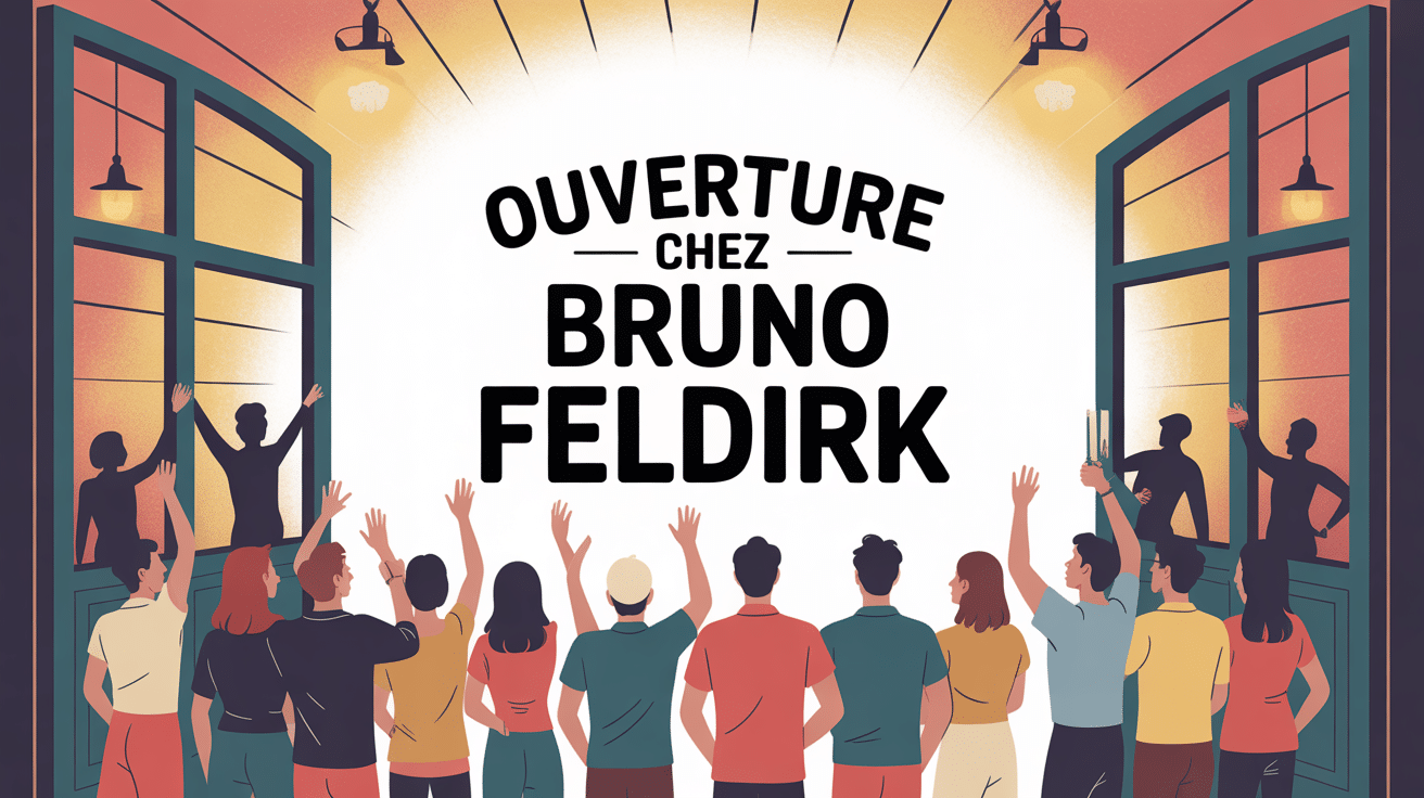 chez bruno feldirk ouverture ambiance chaleureuse devant le lieu