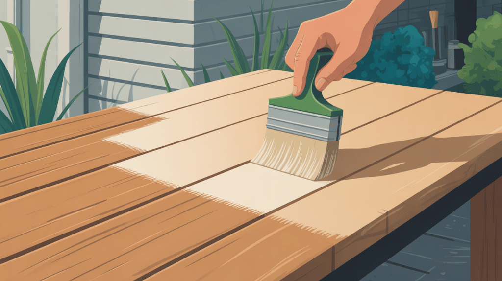 application lasure bois extérieur, faut il poncer entre chaque couche de lasure