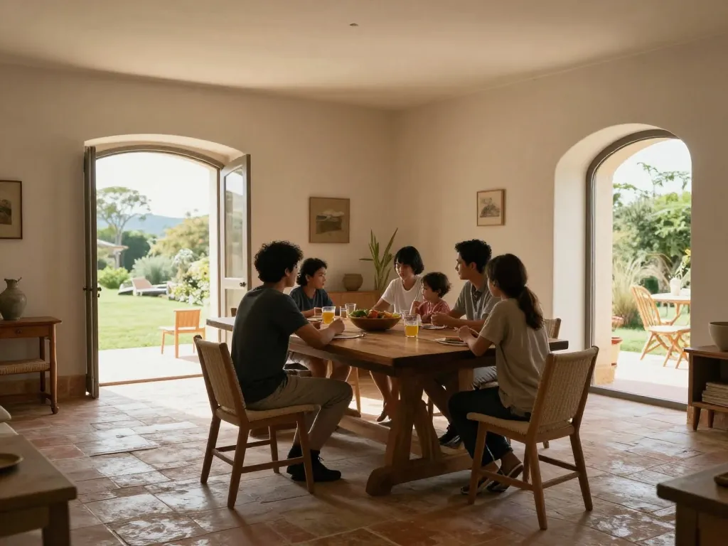 Intérieur italien plans décor chaleureux maison italienne