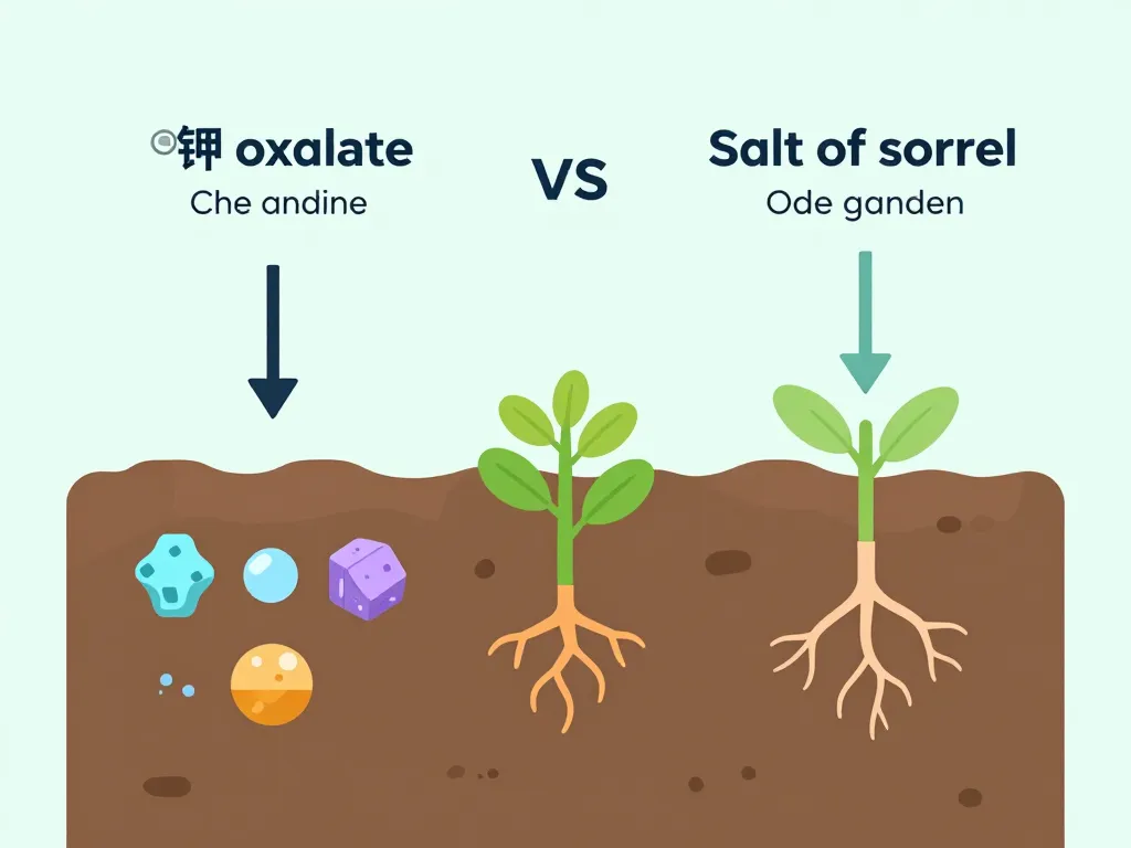 le sel d oseille est il dangereux pour les plantes diagramme explicatif réaction chimique jardin