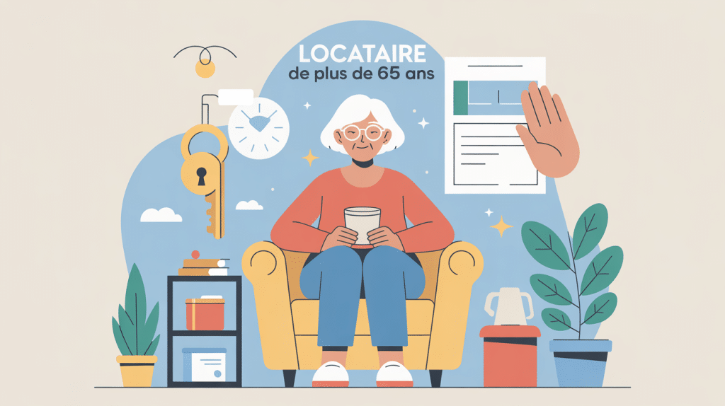 locataire de plus de 65 ans protégé dans son logement serein