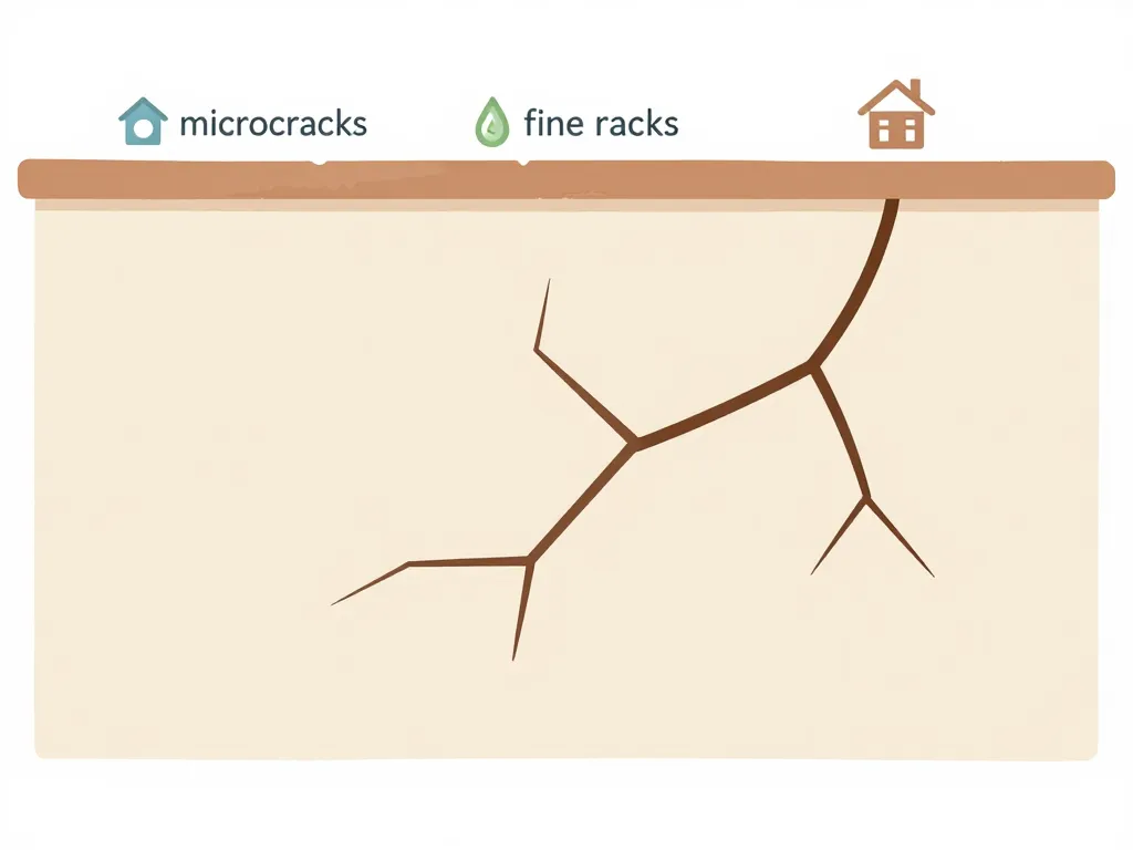 Diagramme mur fissuré comment réparer types de fissures