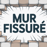 Illustration mur fissuré comment réparer maison