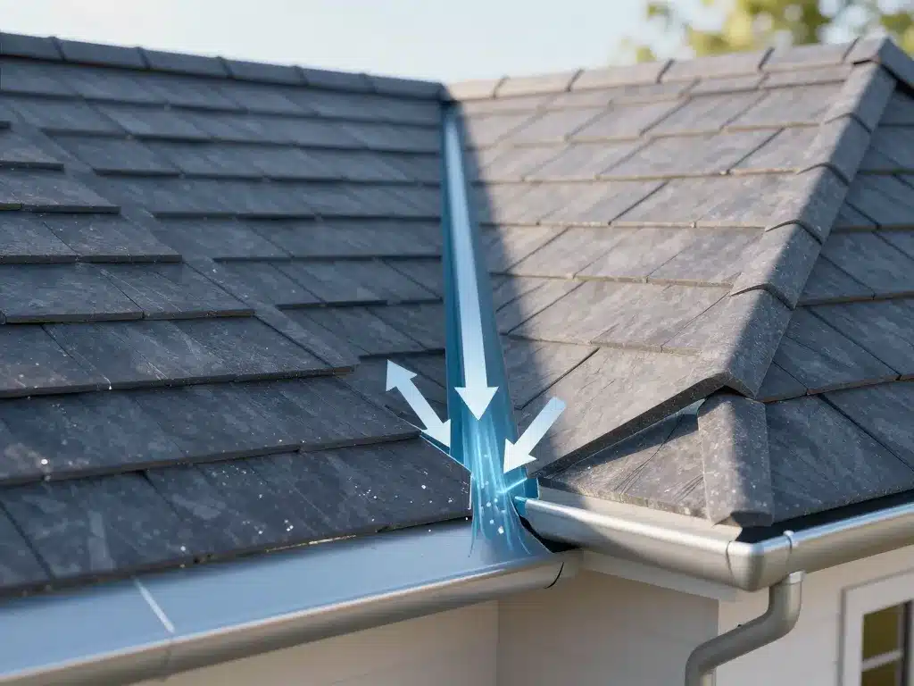 noue de toiture schéma technique diagramme coupe