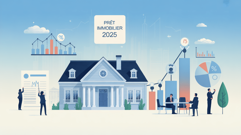 Nouvelles conditions pour obtenir un prêt immobilier 2025 illustration banque maison