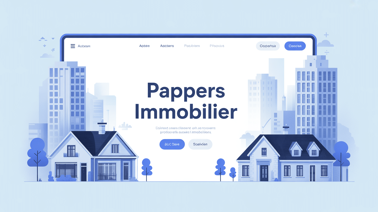 illustration plateforme pappers immobilier