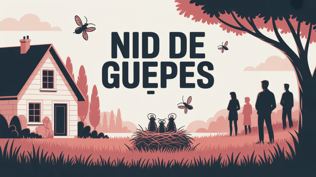 peut-on laisser un nid de guêpes sous toiture maison