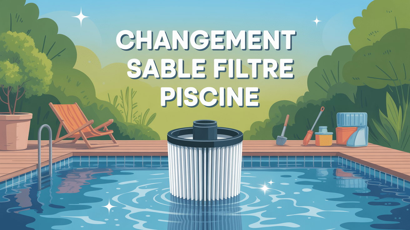 Quand changer sable filtre piscine illustration entretien