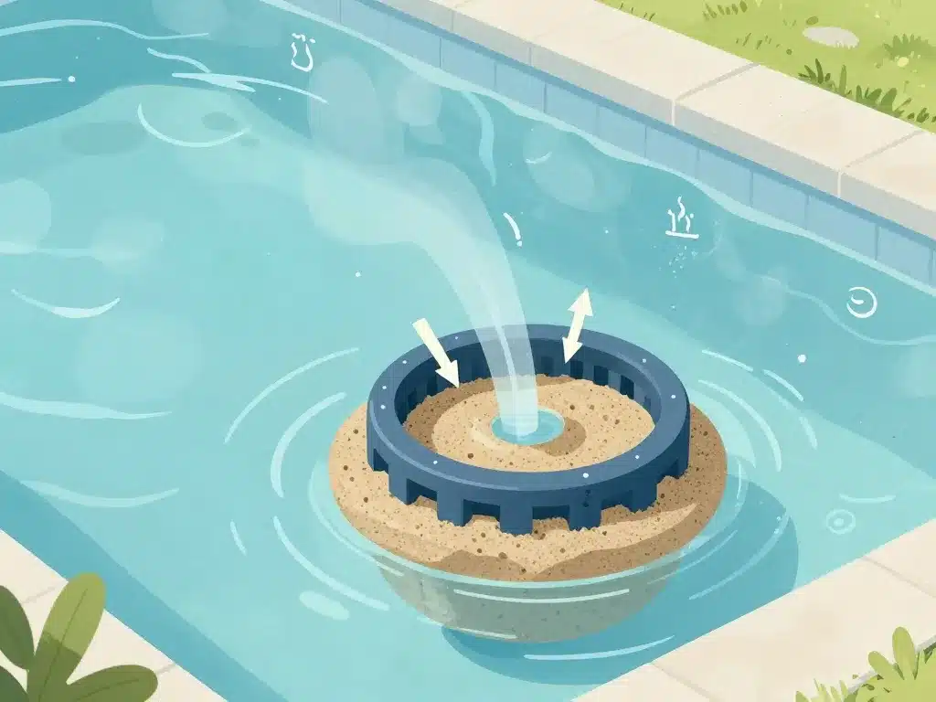 Quand changer sable filtre piscine eau trouble filtre