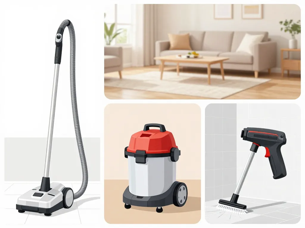 quel est le meilleur nettoyeur vapeur ? schéma conceptuel balai traîneau main