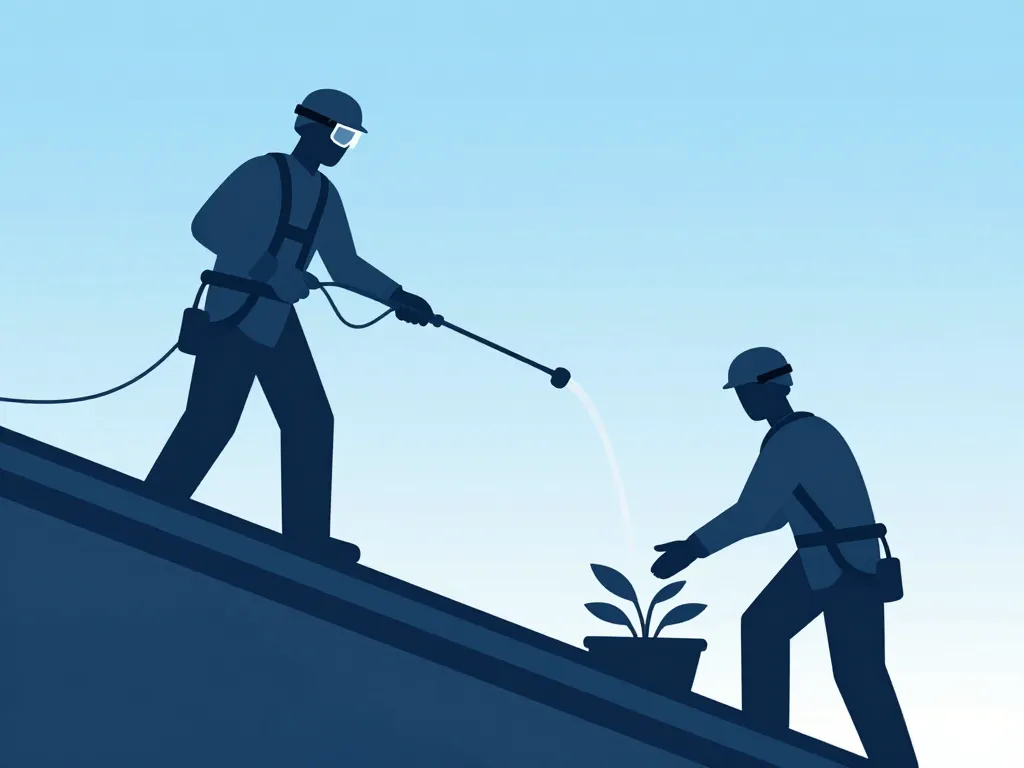 Quel est le meilleur produit pour nettoyer les toitures sécurité application