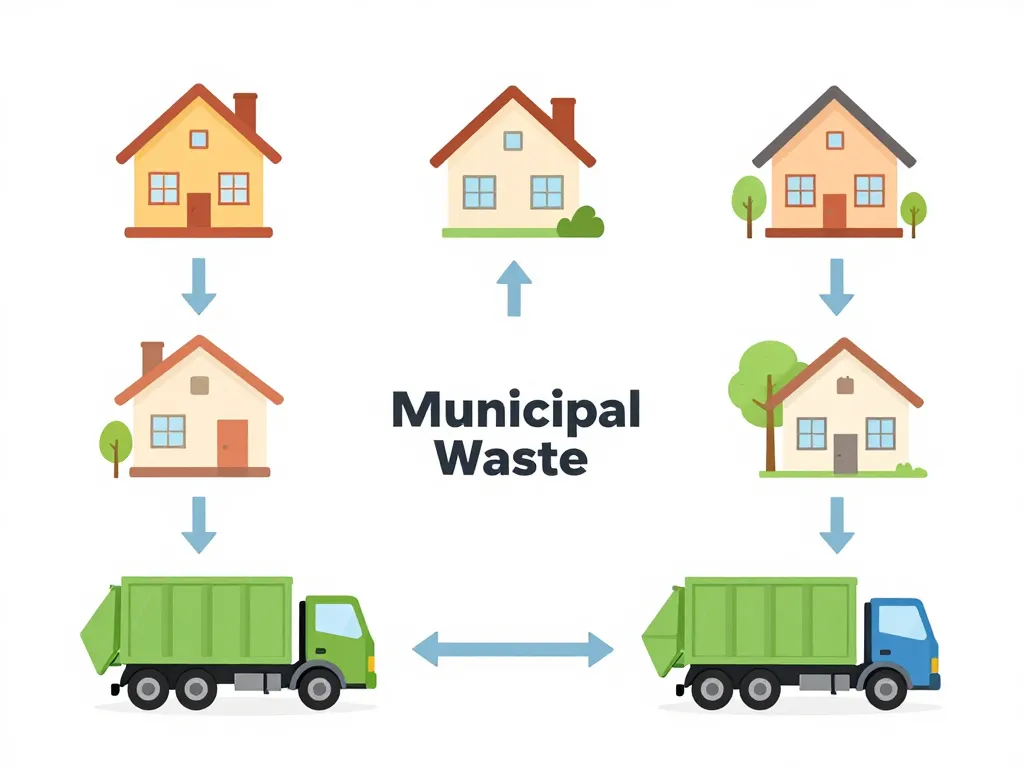 Qui est exonéré de la taxe des ordures ménagères, schéma simple propriétaire et collecte