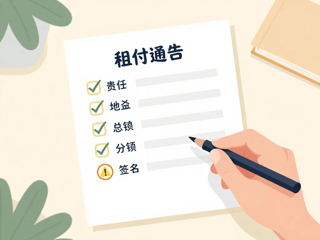 Illustration quittance de loyer mentions obligatoires erreurs