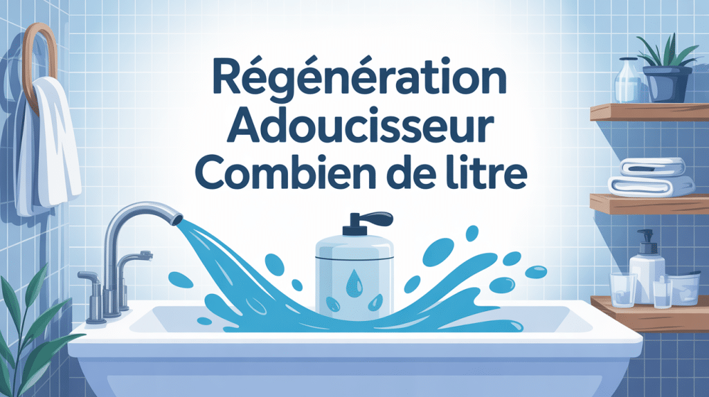 régénération adoucisseur combien de litre salle de bain graphique