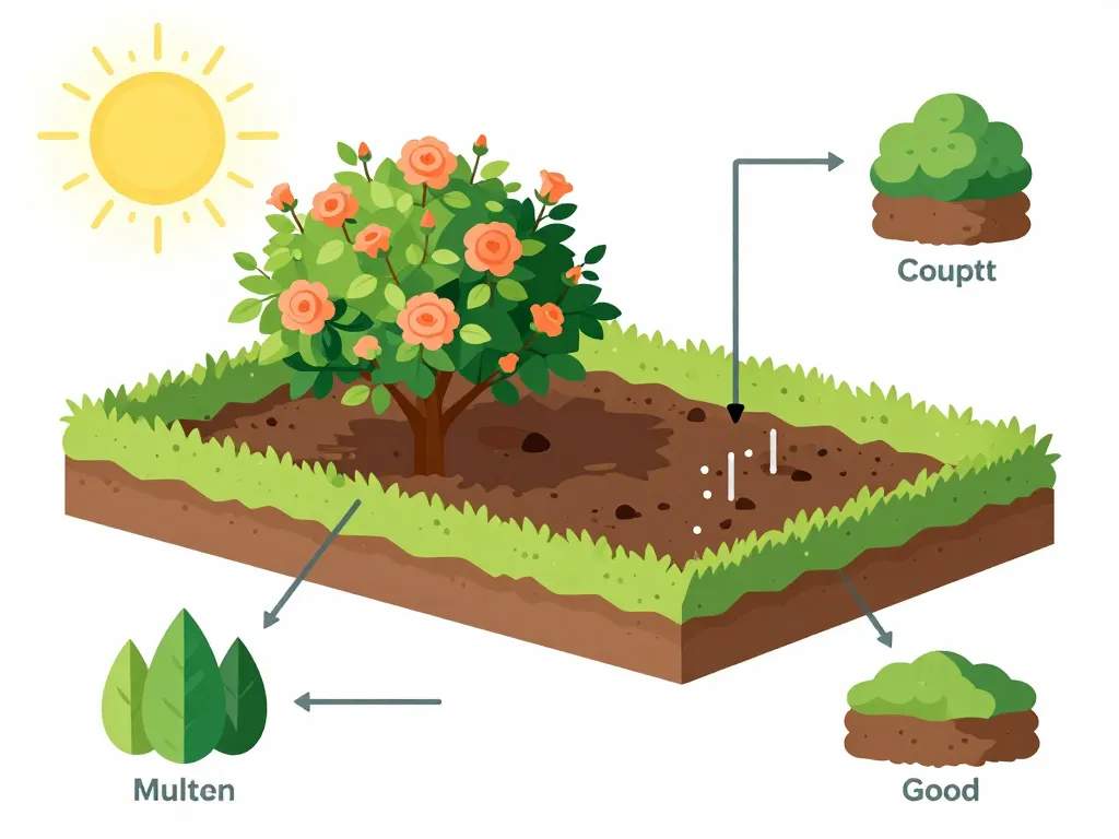 Rosa Super Star plantation exposition soleil sol drainé