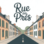 Illustration Rue des prés France moderne et rurale