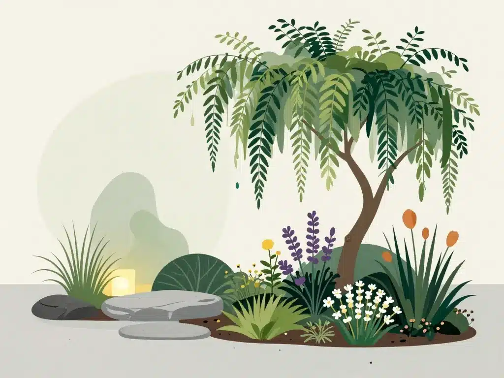 sophora pleureur centre jardin moderne compagnonnage