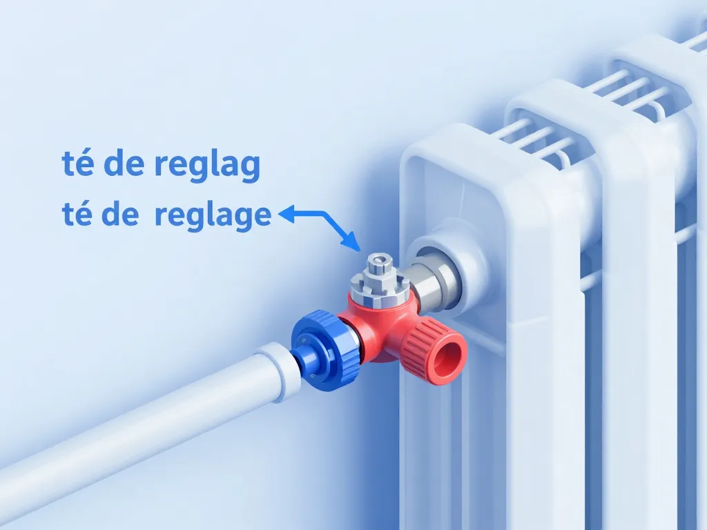 Fonctionnement té de réglage radiateur combien de tour