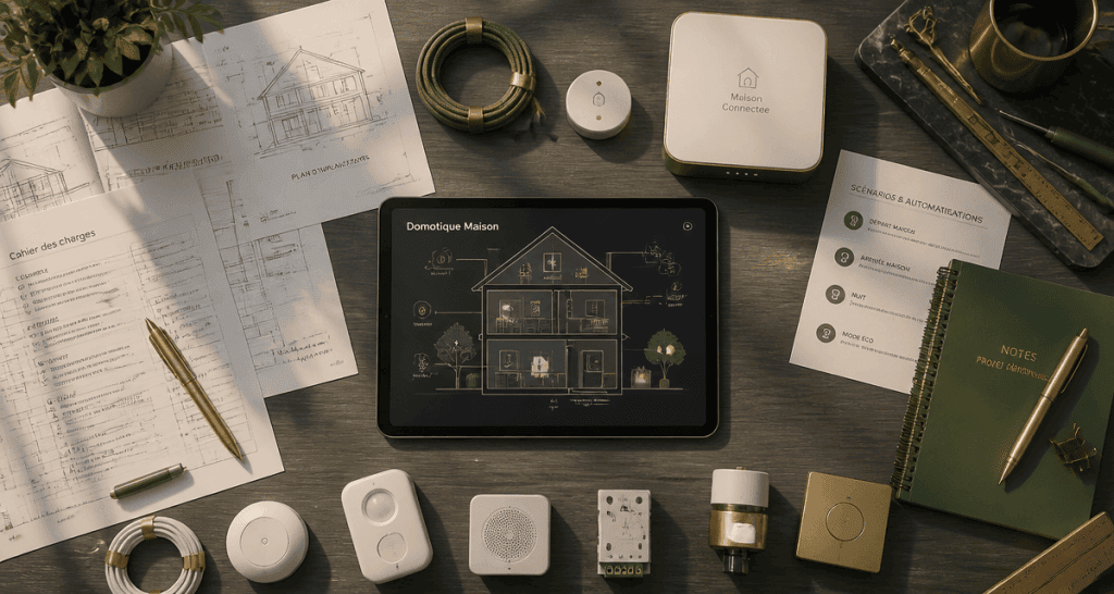 domotique définition bureau connecté maison