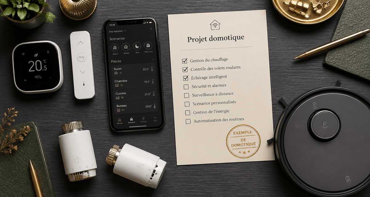 domotique exemple avec objets connectés