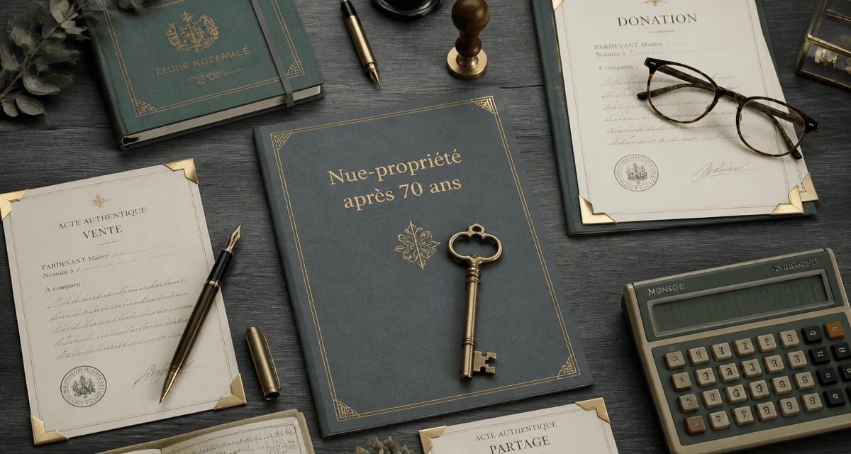donation nu propriété après 70 ans dossier clé