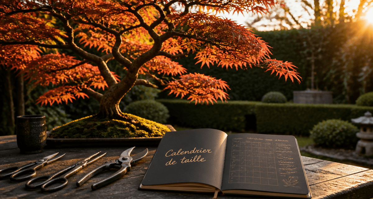 quand tailler un érable photo jardin outils carnet