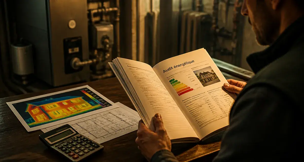 Audit energetique copropriété : rapport et thermographie des déperditions