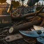 Quand tailler kiwi : taille du kiwi au sécateur sur rameau lignifié