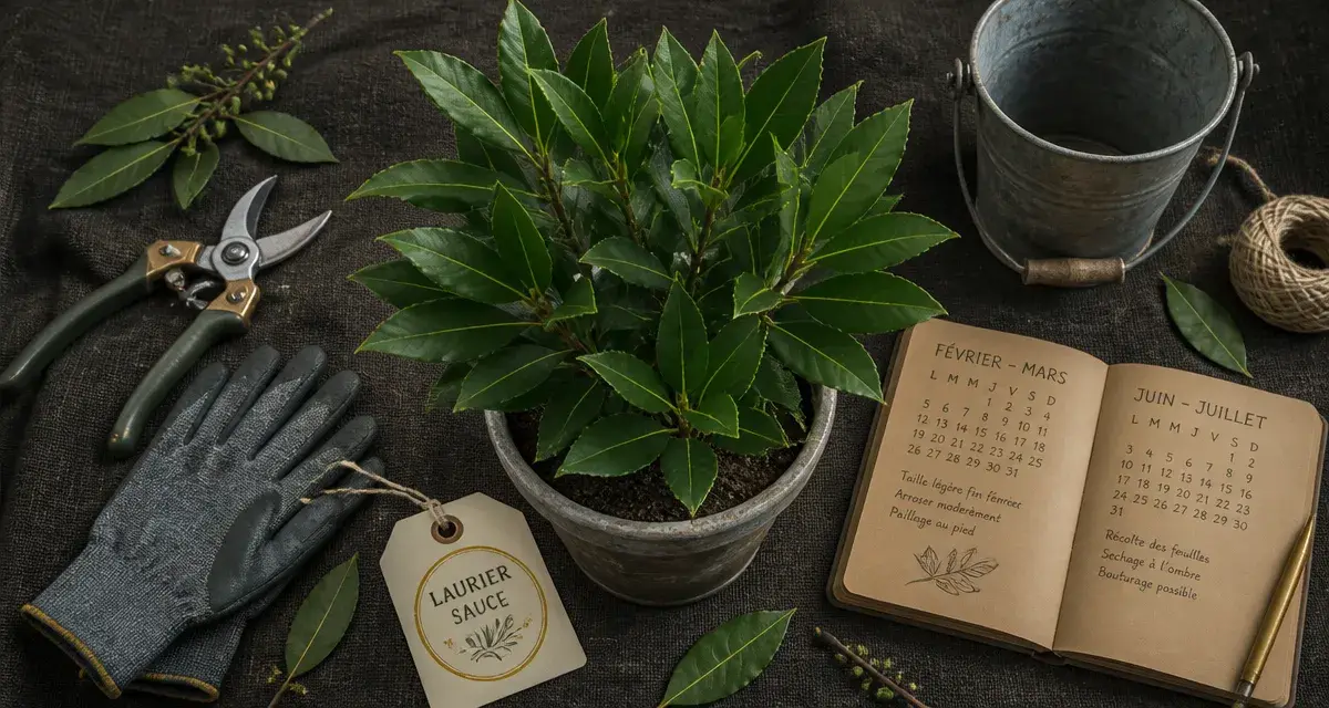 Quand tailler laurier sauce : calendrier de taille (février-mars, juin-juillet)