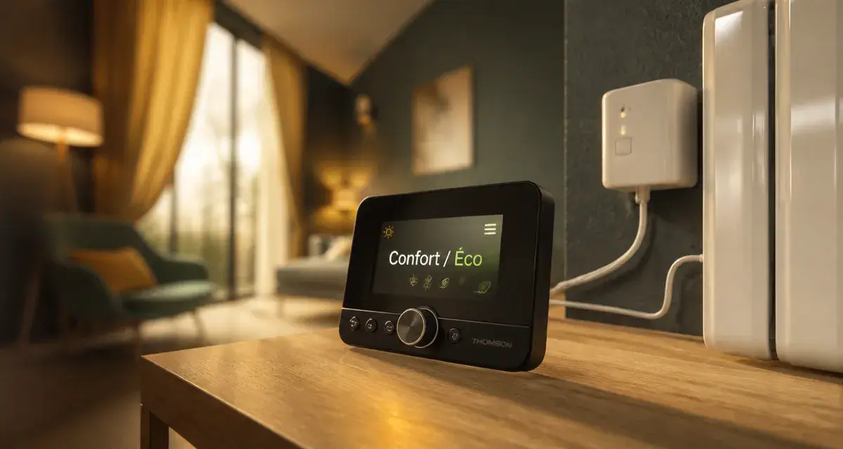Thermostat chauffage électrique programmable : économies et réglage précis