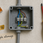 Cablage simple allumage phase neutre terre sans erreur
