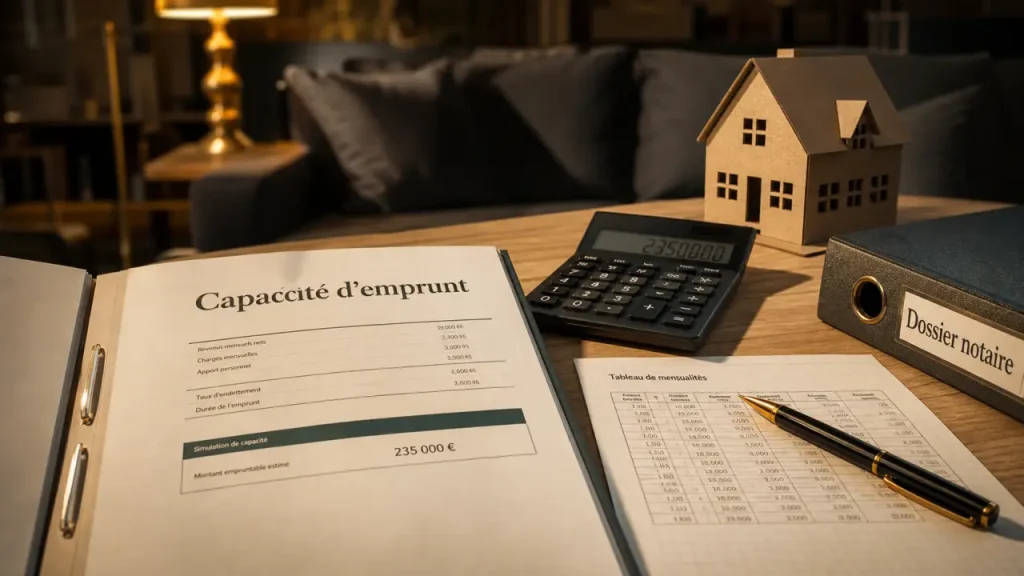 Étapes d'achat d'une maison : dossier capacité d’emprunt et notaire