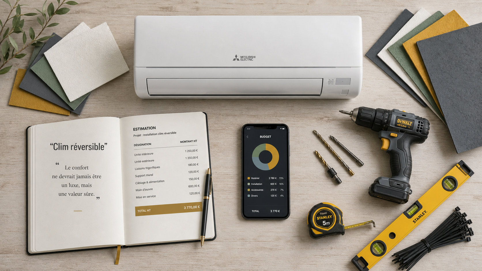Prix clim réversible : budgets monosplit, multisplit, gainable ou mobile