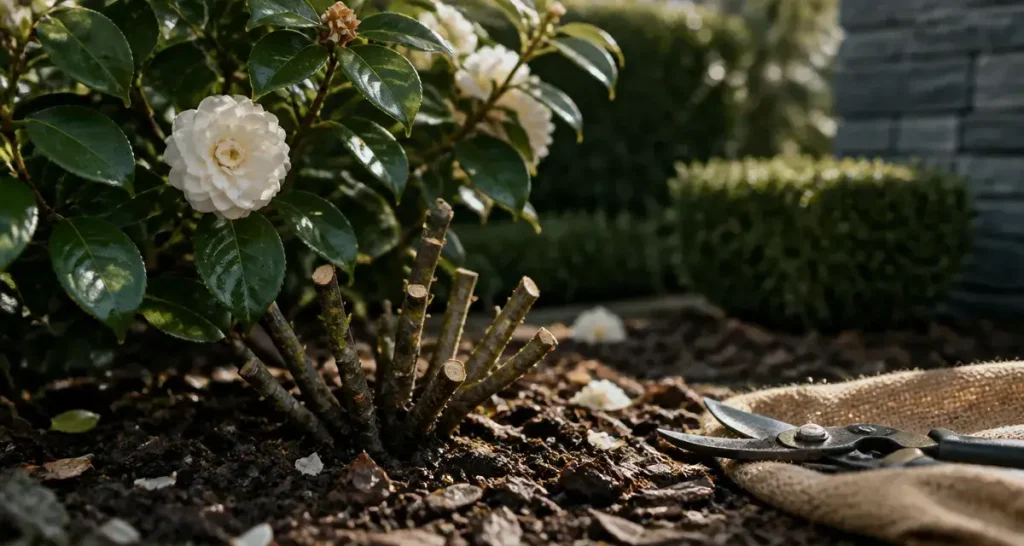 Quand tailler camelia : taille après floraison