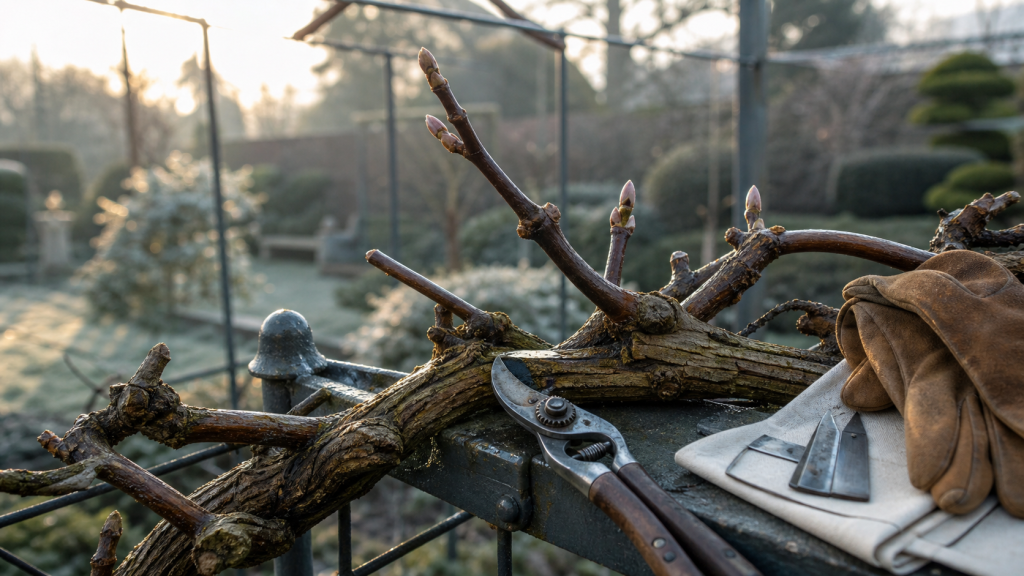 Quand tailler la bignone en mars : branches à 2 ou 3 bourgeons