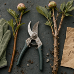 Quand tailler les pivoines : sécateur et tiges de pivoine pour la taille en automne