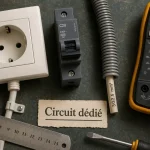 Transformer prise électrique en prise radiateur : sortie câble, circuit dédié 20 A