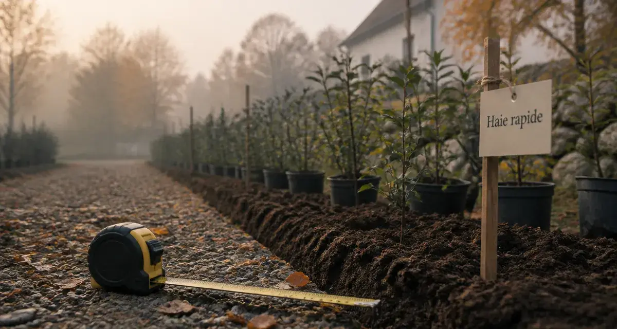 Arbuste pour haie croissance rapide : jeunes plants pour brise-vue