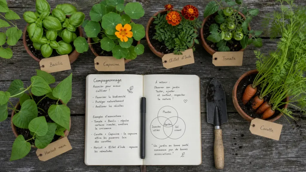 Association de plantes au potager : les bonnes voisines, celles à éviter et les règles simples
