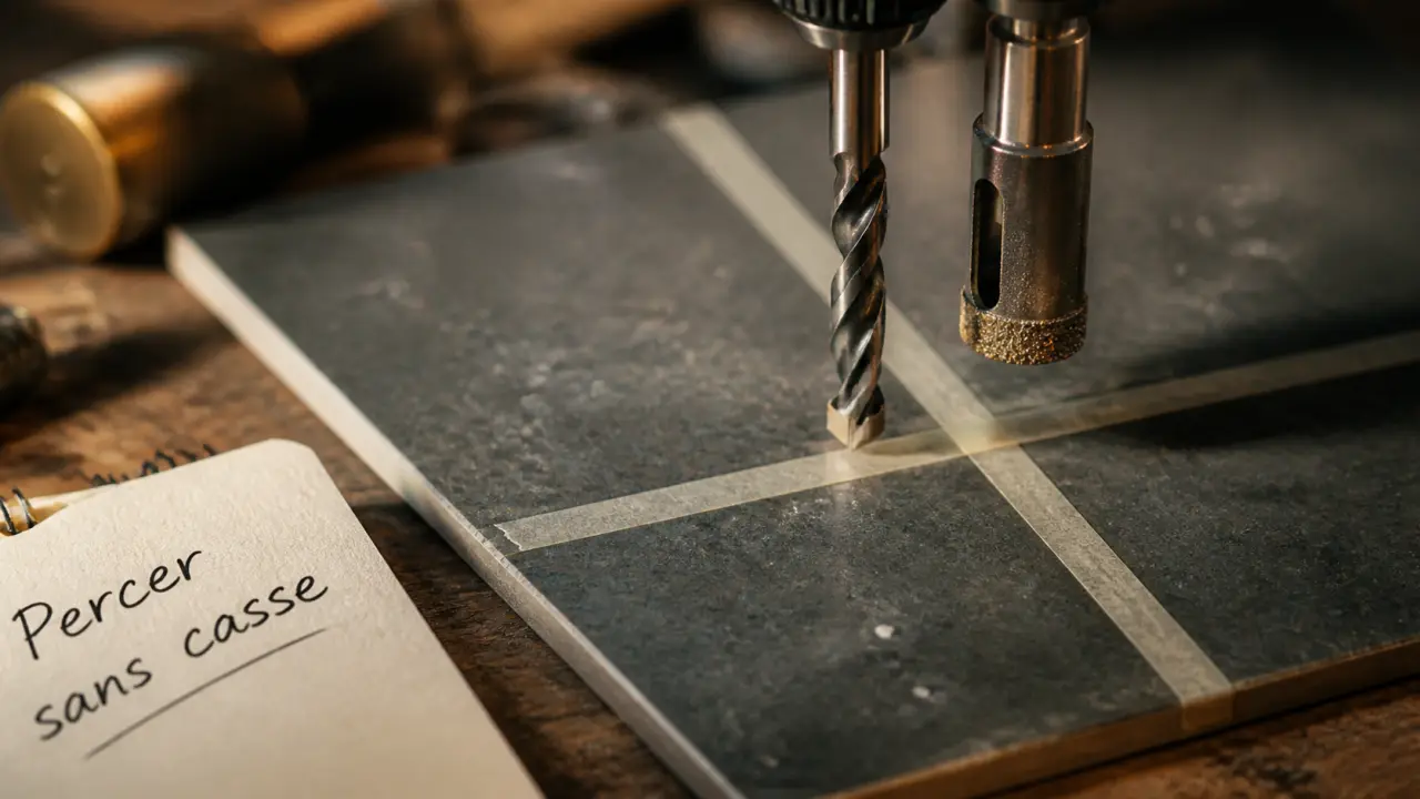 Comment percer un carrelage avec foret diamanté sans fissure