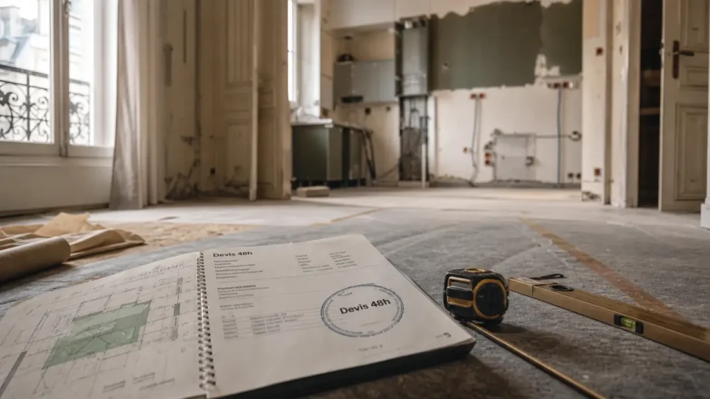 Rénovation d’un appartement dans le 17e : bâti ancien, copropriété et devis sous 48h