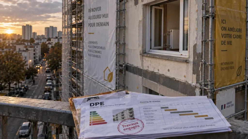 DPE et logement social : l’assouplissement ne suspend pas la rénovation collective