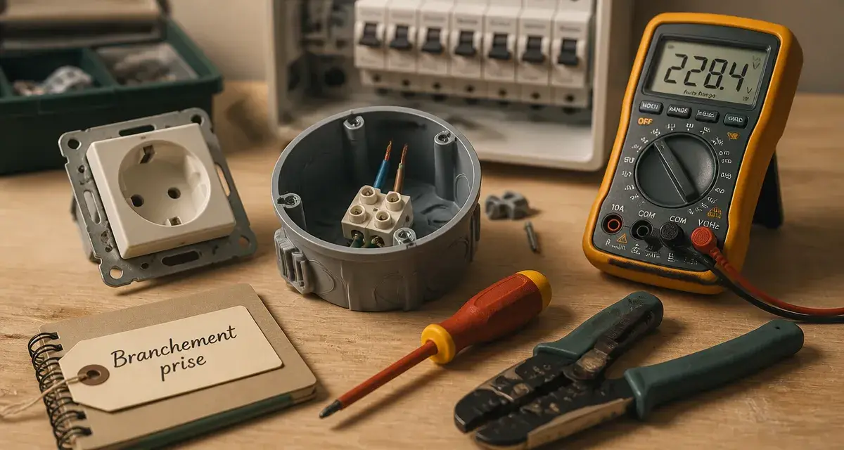 Prise electrique branchement : sécurité et étapes de câblage